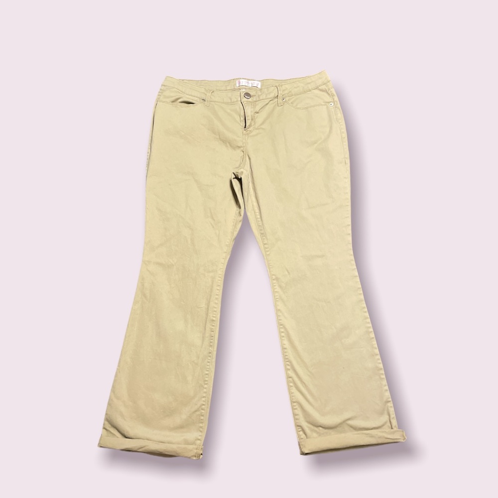 Khaki pants beige color
